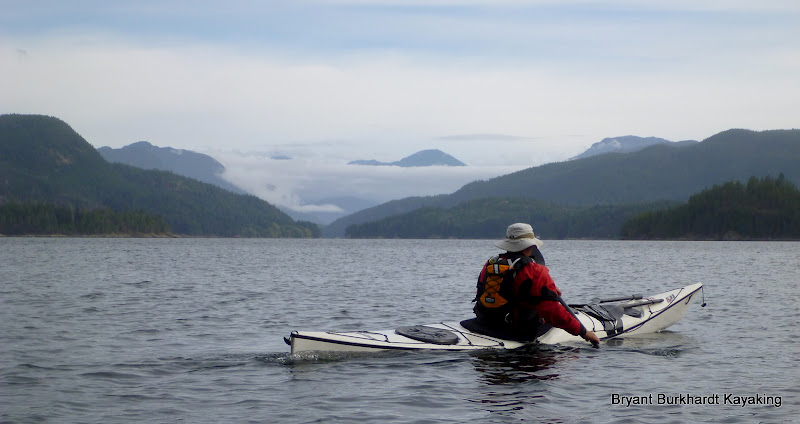 Sean Morley paddling, British Columbia